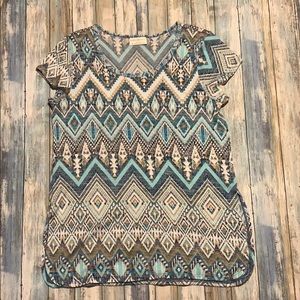 Aztec print shirt